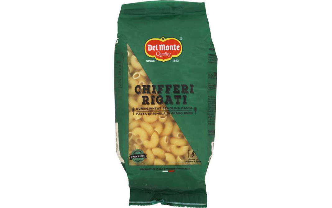 Del Monte Chifferi Rigati, Durum Wheat Semolina Pasta   Pack  500 grams